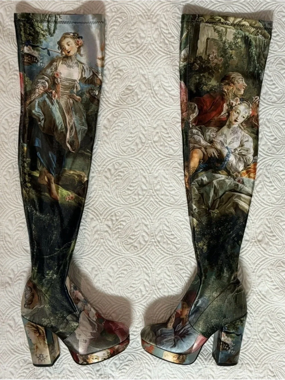 Da Vinci’s Demon’s Thigh High Boots by Current Mood size 5